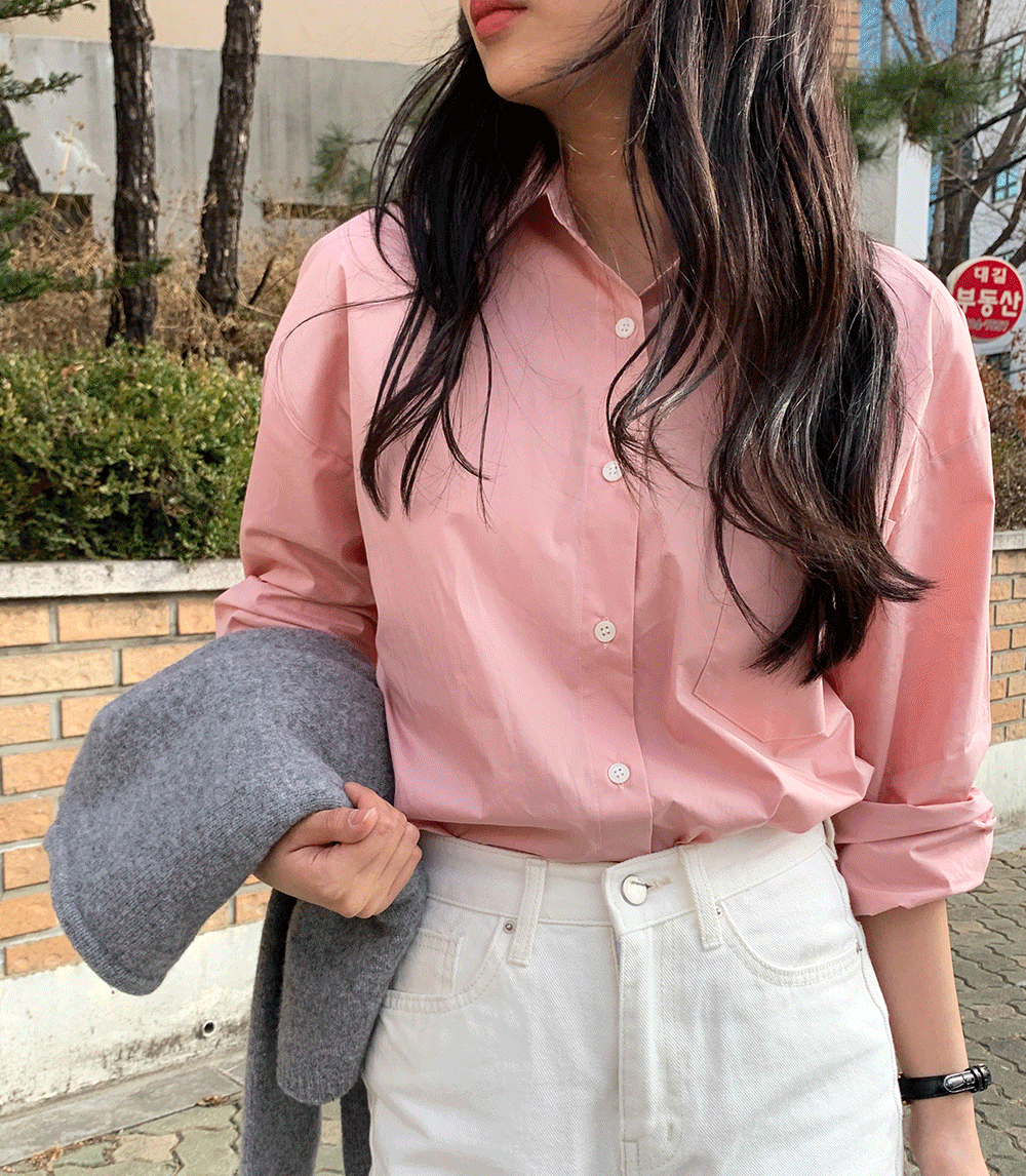 [벚꽃룩 추천 🌸] made. 밀리언 셔츠 ( 핑크 )